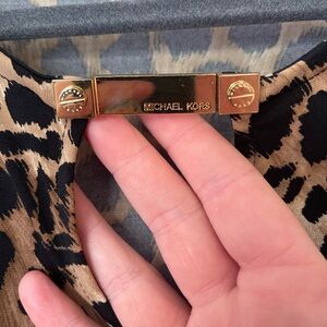 Michael Kors cheetah print ladies shirt